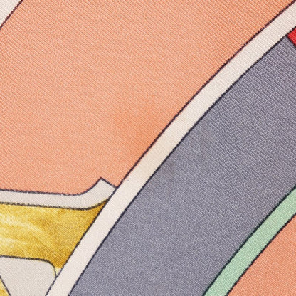 Hermes Carré 90 Parmi Les Fleurs Je Compte Les Heures Time Spent Among The