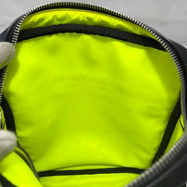 Fendi Shoulder Bag F22868 Black Neon Green