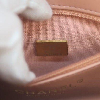 Chanel As4416 Pink Denim Mini Shopping 2WAY Mini Hand Shoulder Bag Pink Women