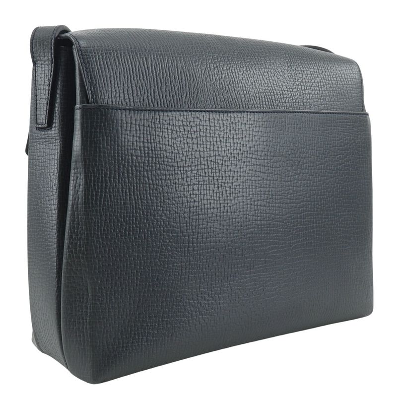 Loewe One Shoulder Leather Gray Women's Shoulder Bag