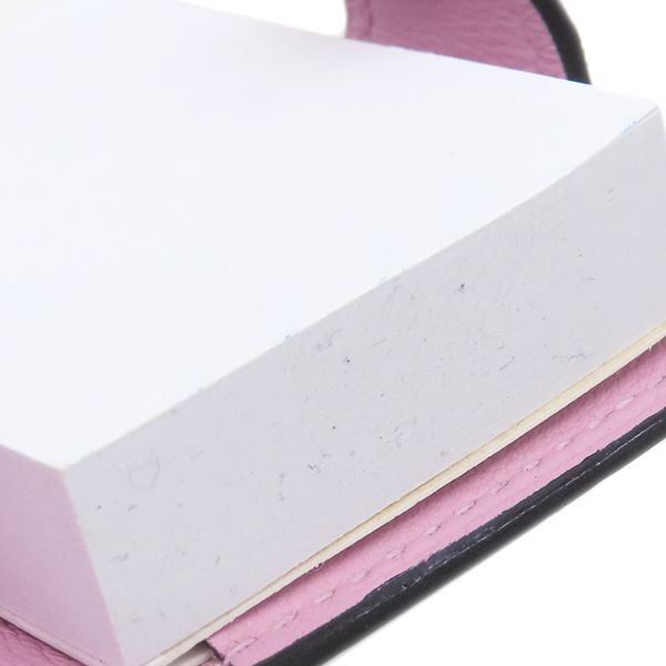 Hermes Bagcharm Ulysse Nano Verso Togo Vorsoft Blue France and Mauve Silvestre