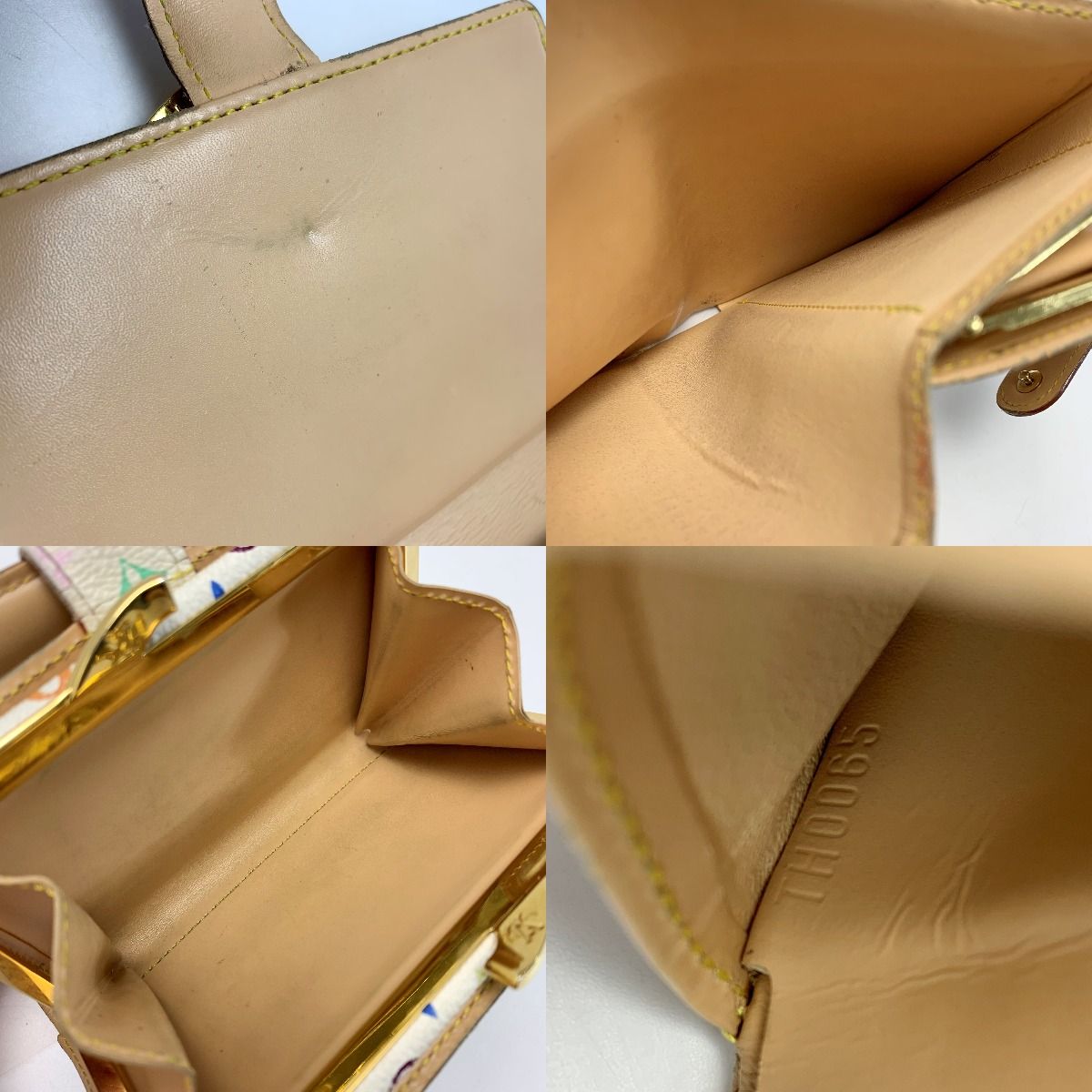 Louis Vuitton Monogram Multicolor Portomone Viennese M92987 Bronze Fold