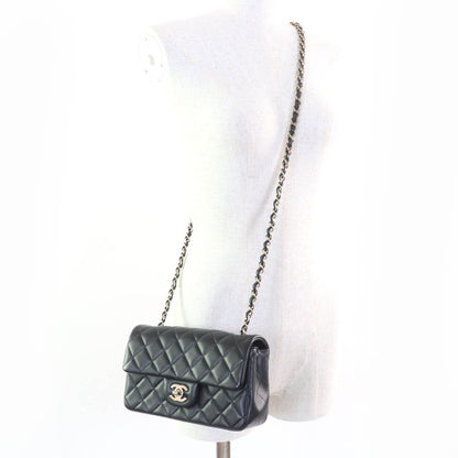 CHANEL A69900 Mini Matelasse 20 Lambskin Random Serial Chain Shoulder Bag Black