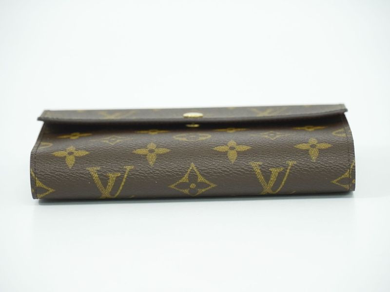 Authentic Louis Vuitton LV Porte Trésor Eteux Chiquier Monogram Fold Wallet
