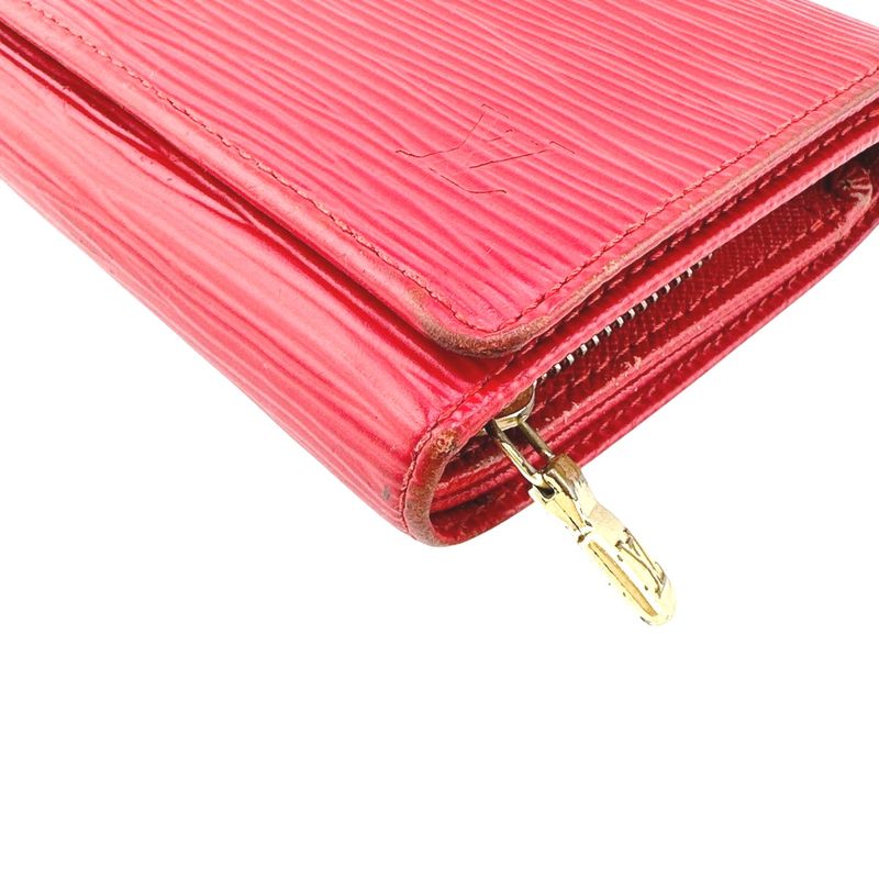 Louis Vuitton M63507 Epi Wallet Porte Monnaie Vie Trésor Bifold Wallet Louis