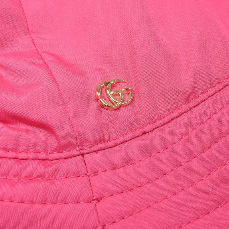 Unused With Tags Gucci 2023item 729470 Brella Cloche GG Metal Nylon Bucket Hat