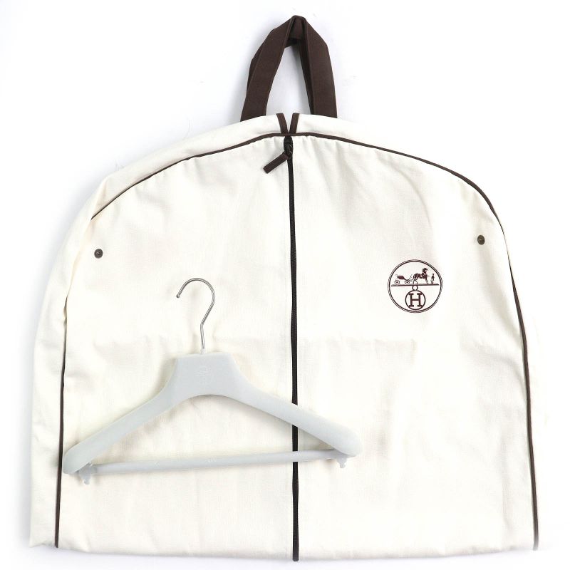 Hermes 2024 4e4220dd 100% Cotton Marron Alezan Teddy Blouson Serie Button