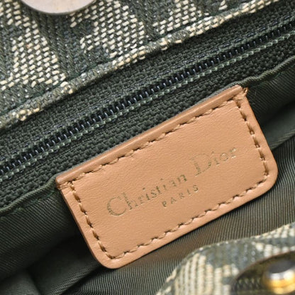 Christian DIOR Shoulder Tote Leather Canvas Leather 85kb001