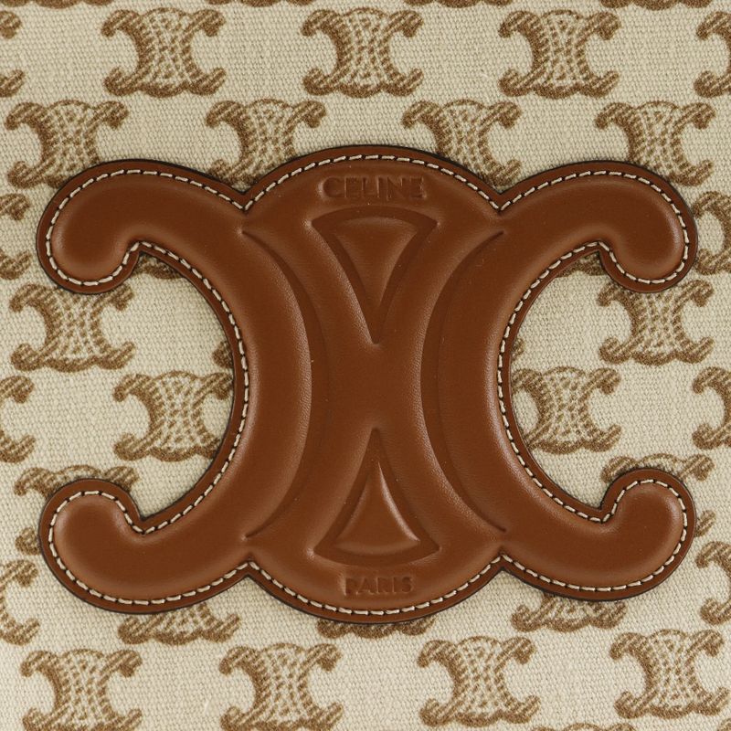 Celine Triomphe Small Cabas Tice 2WAY Shoulder 19916 2EZ6 01BC Canvas Beige