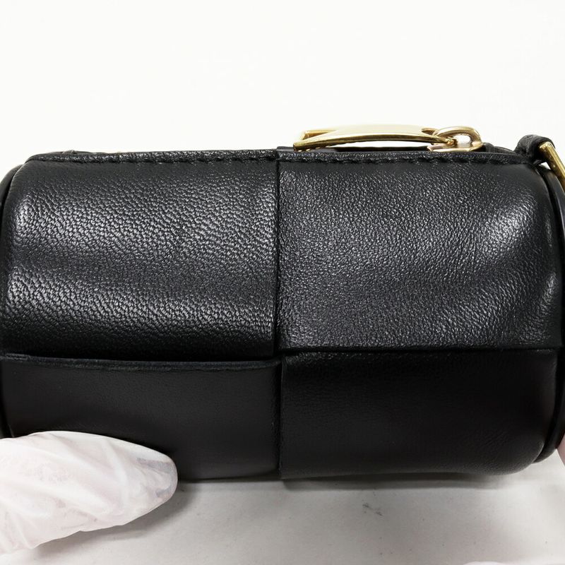 Bottega Veneta Airpods Case Accessory Case Cassette Calf Black Earphone Case