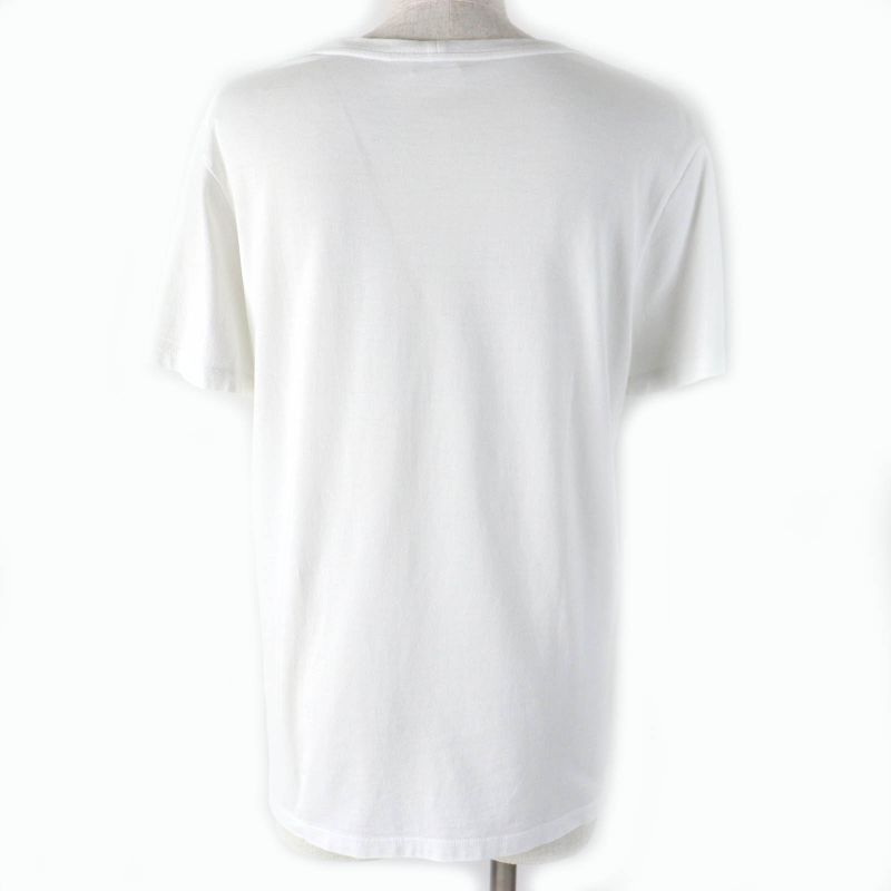 Celine 2x314916g 100% Cotton Logo Print Crew Neck Short Sleeve T-shirt White