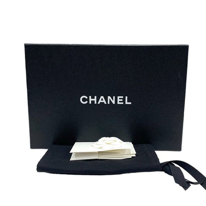 Chanel Loafer Leather Shoes Corduroy Black Gold Turn Lock Here Mark Rhinestone