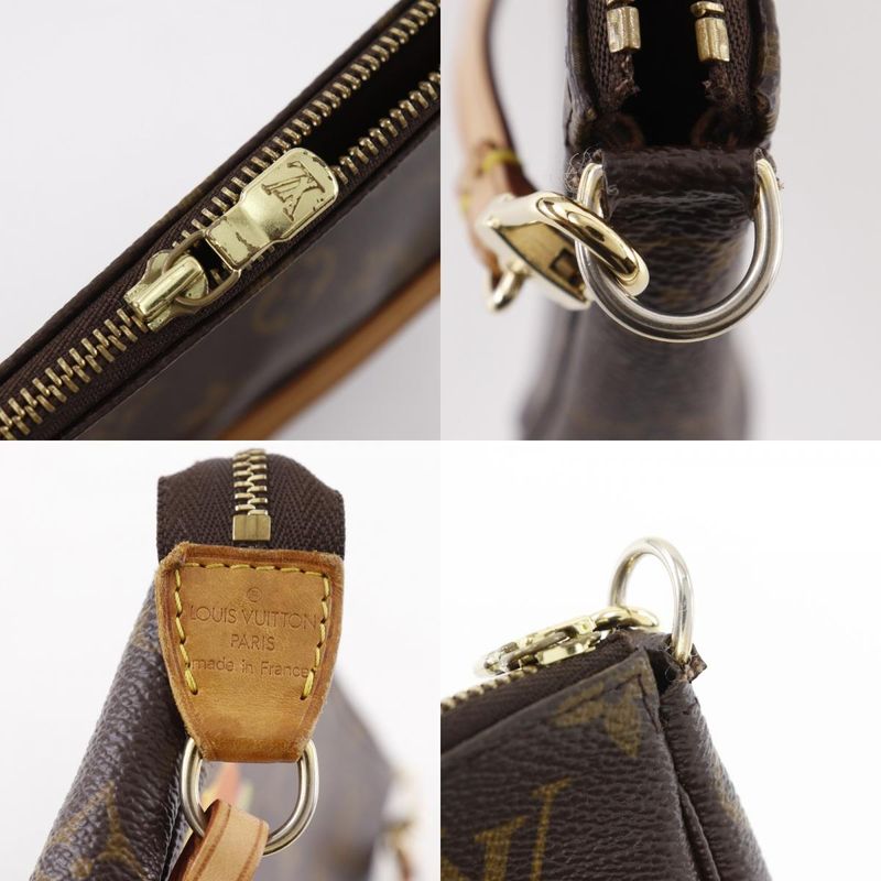 Louis Vuitton Pochette Accessoire Panda M51981 Monogram Canvas Brown Vi1004