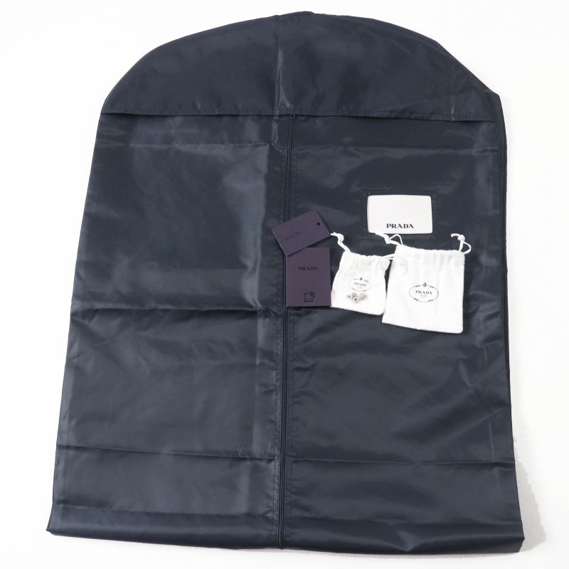 Prada 2021 P6490 Wool Long Length Chester Coat Black 38 Garmented Made In