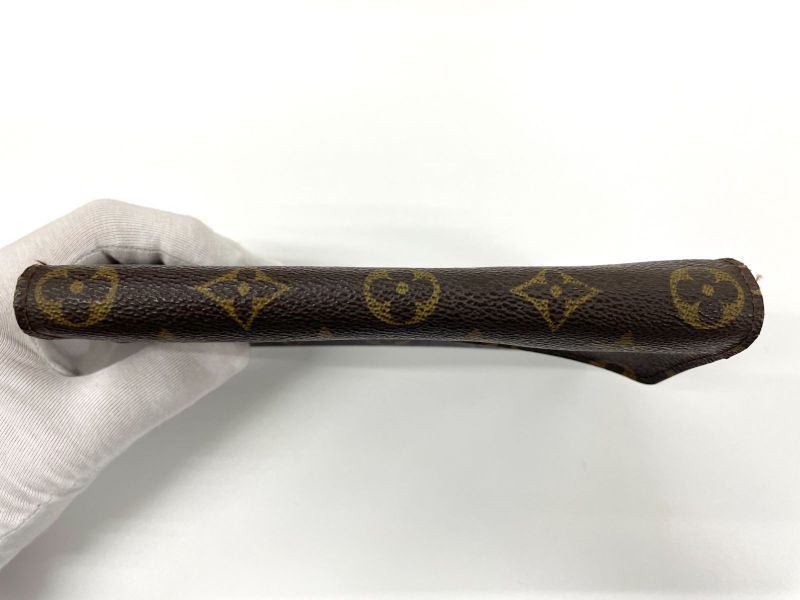 Louis Vuitton Monogram Pochette Passpole Long Wallet Passport Case M60135 Brown