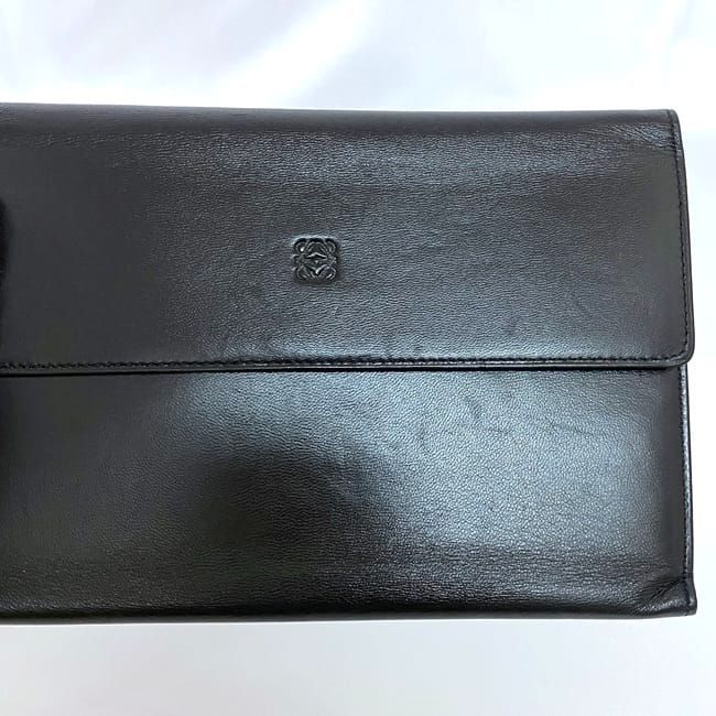 Loewe Trifold Wallet Ec21948 Black Anagram Nappa