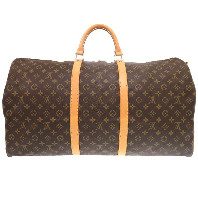 Louis Vuitton Keepall Bandoliere 60 Monogram M41412 Boston Bag LV 0683 Louis