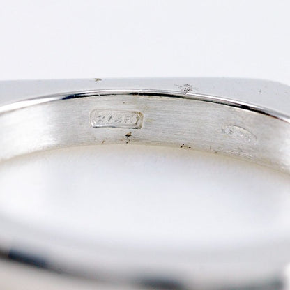 Gucci Nut Hexagon Silver 925 Size 10 Ladies 4.3g Ring