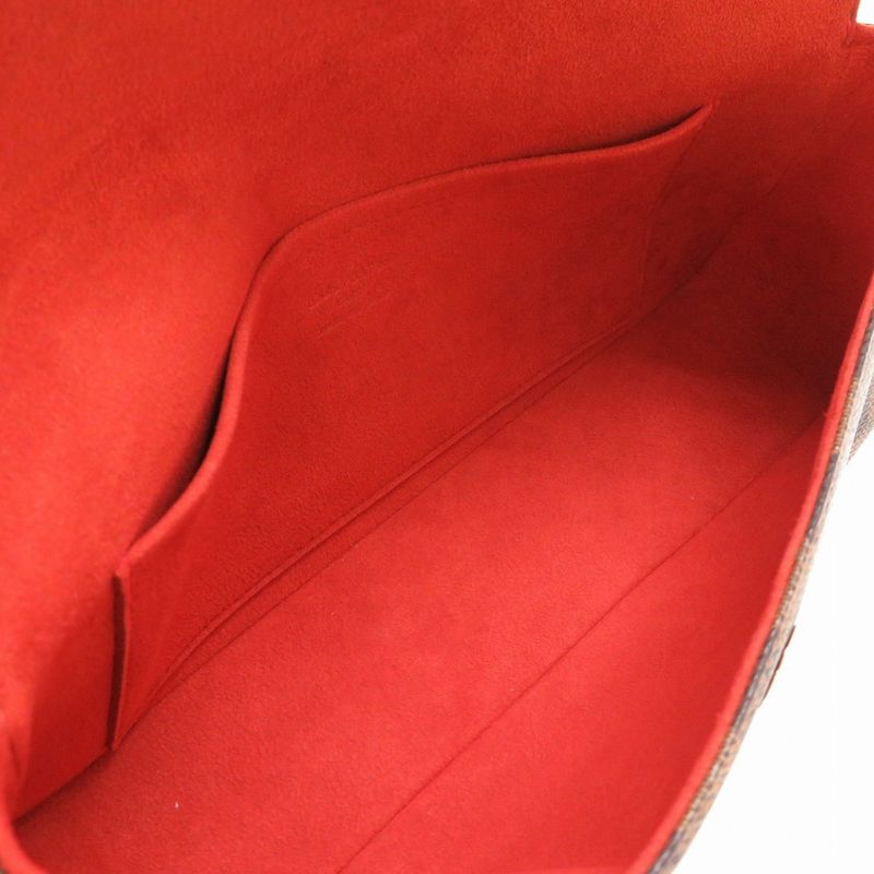 Louis Vuitton Damier Recoleta Ebène N51299 Handbag One Shoulder Bag LV 0105