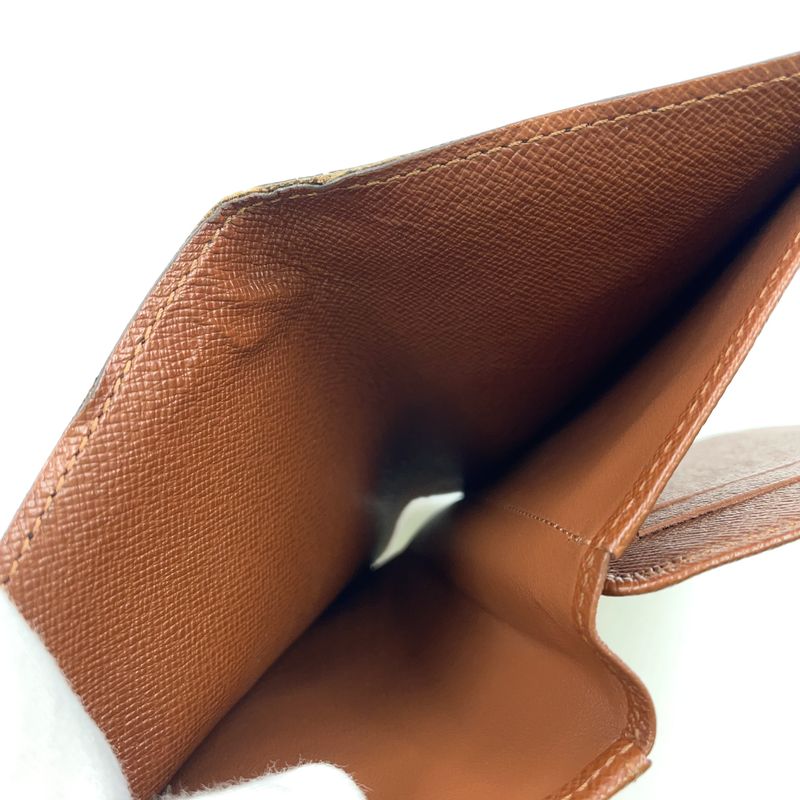 Louis Vuitton Trifold 2-fold Billfold Monogram PVC Brown Card Case M61731