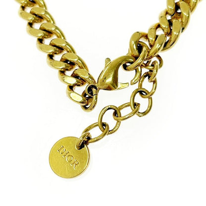 Christian Dior GP Rhinestone Dior Evolution Logo Bracelet Gold 414238 Bracelet