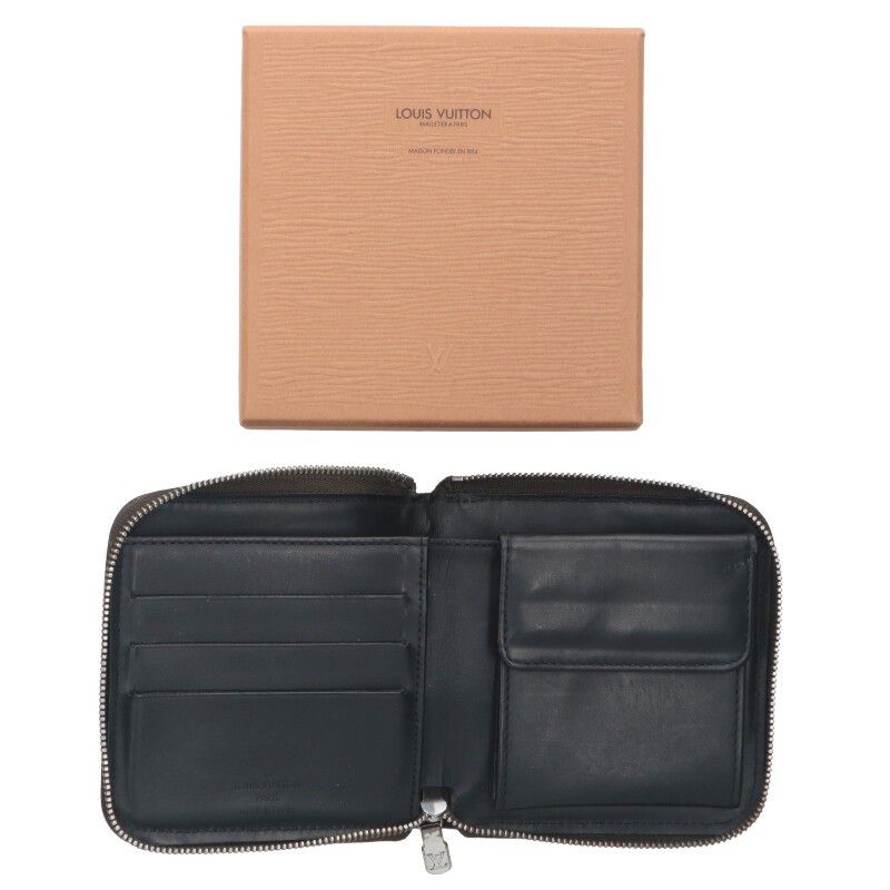 Louis Vuitton M66510 Porte Vieux Monogram Glass-round Zip Wallet For Men