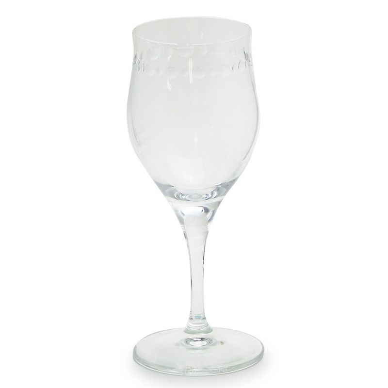 Tiffany & Co Glass Swing Pair Of Glass Transparent Wine Glasses Set Of 2