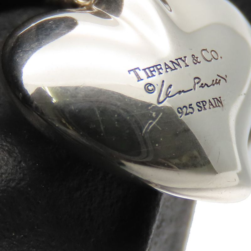 Tiffany & Co Necklace Curved Heart 925 Silver Approx 4.3g Silver Elsa Peretti