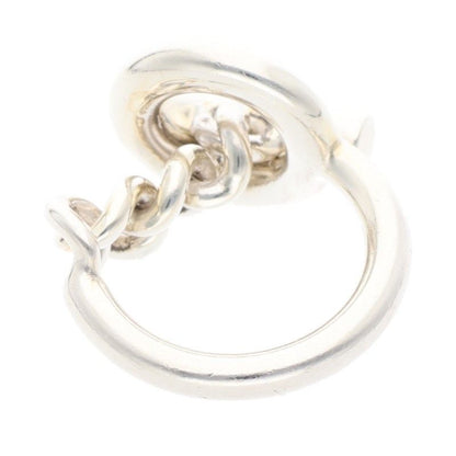 Hermes Croisette Silver Ring Men's 51 9