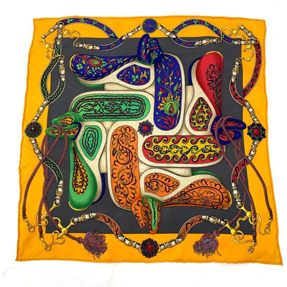 Hermes Scarf Silk Festival Multicolor
