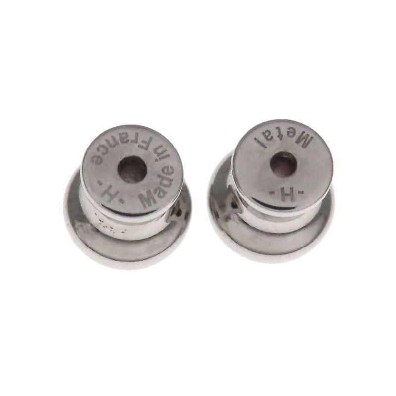 Hermes Irene H Motif Earrings Metal Women