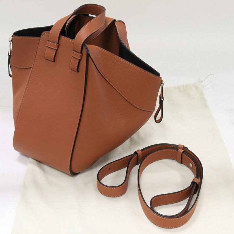 Loewe Handbag Shoulder Bag Hammock Small Classic Calf Tan 2WAY 38730s35