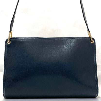 Christian Dior Semi Shoulder Bag Ec21624 Navy