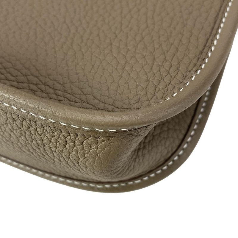 Hermes Shoulder Bag Evelyn TPM Amazon Etoupe Silver Hardware