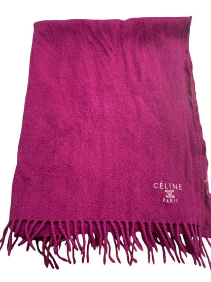 1214 Celine Shawl Scarf Knee Wool Fit6003160 Pre-Owned