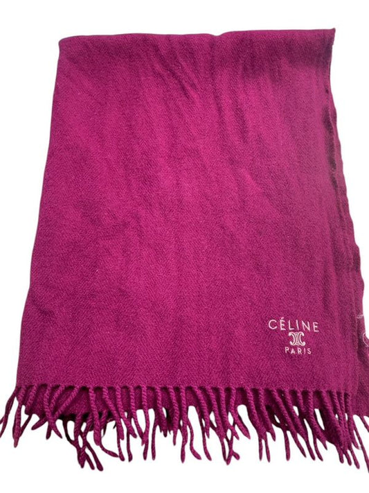1214 Celine Shawl Scarf Knee Wool Fit6003160 Pre-Owned