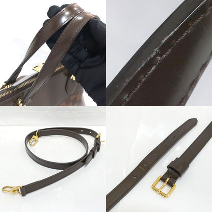 Louis Vuitton Salvi Damier N41399 Brown Gold Hardware Handbag Shoulder