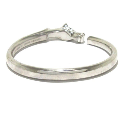 Hermes Bangle Cheval Horse Silver