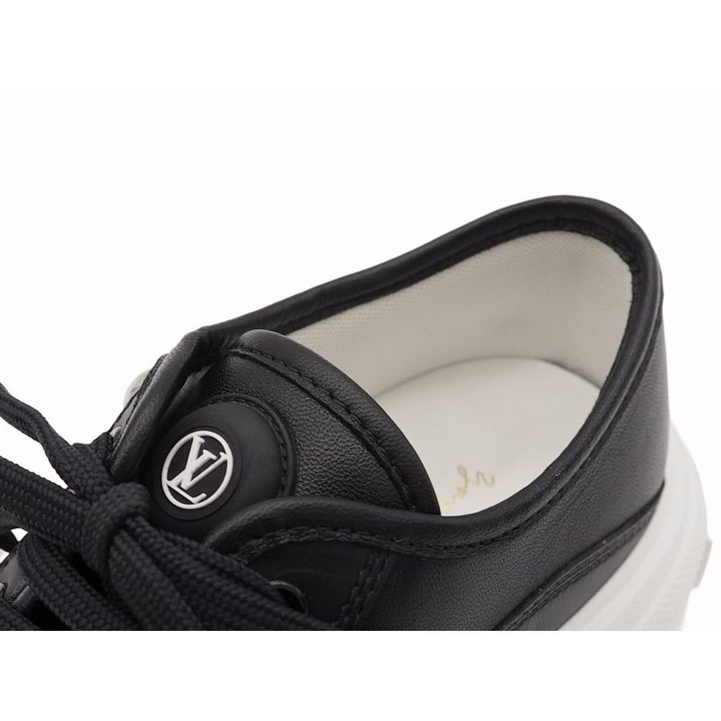 Louis Vuitton LV X Yk LV Squad Line Sneakers Shoes Women's Yayoi Kusama Black