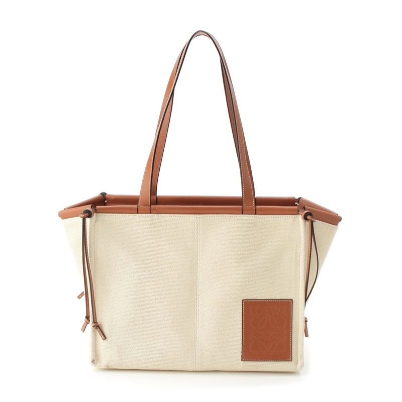 Loewe Cushion Tote Large Canvas Anagram Long Shoulder Tote Handbag 33002ab90