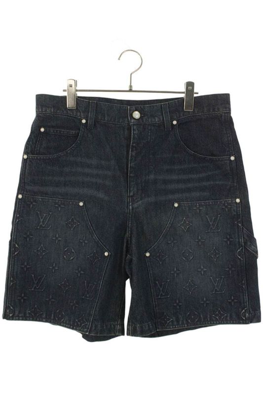 Louis Vuitton 25AW Rm252mq KOE Hrd50w Denim Workwear Shorts Men's 31