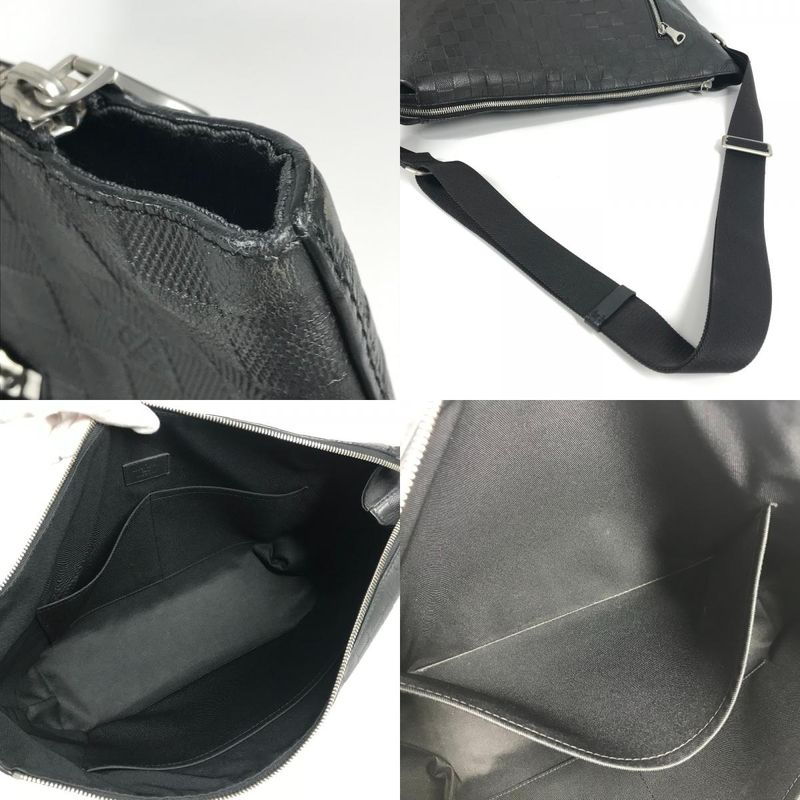 Louis Vuitton Shoulder Bag Discovery Messenger MM N42417 Damier Infini Leather