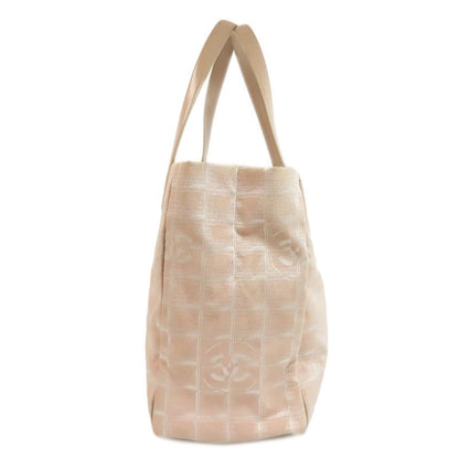 Chanel New Travel Line MM Tote Bag Nylon Jacquard Women