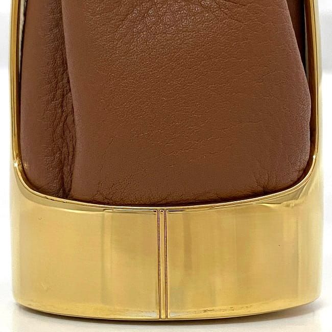 Loewe Necklace Balloon Bag Brown Gold Balloon