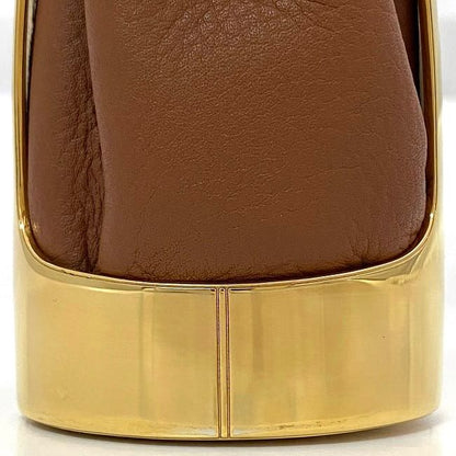 Loewe Necklace Balloon Bag Brown Gold Balloon