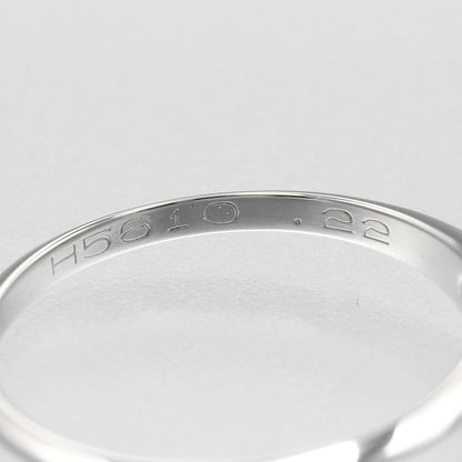 Tiffany & Co Solitaire Pt950platinum And Diamonds #8.5 Ladies 1.9g Ring