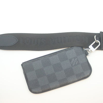 Louis Vuitton N50017 Damier Graphite 3D Trio Messenger Shoulder Bag Crossbody