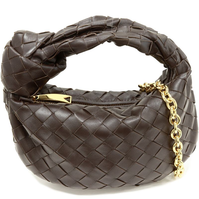 Bottega Veneta Handbag Chain Shoulder Bag Intrecciato Mini Jodie Calf Fondante