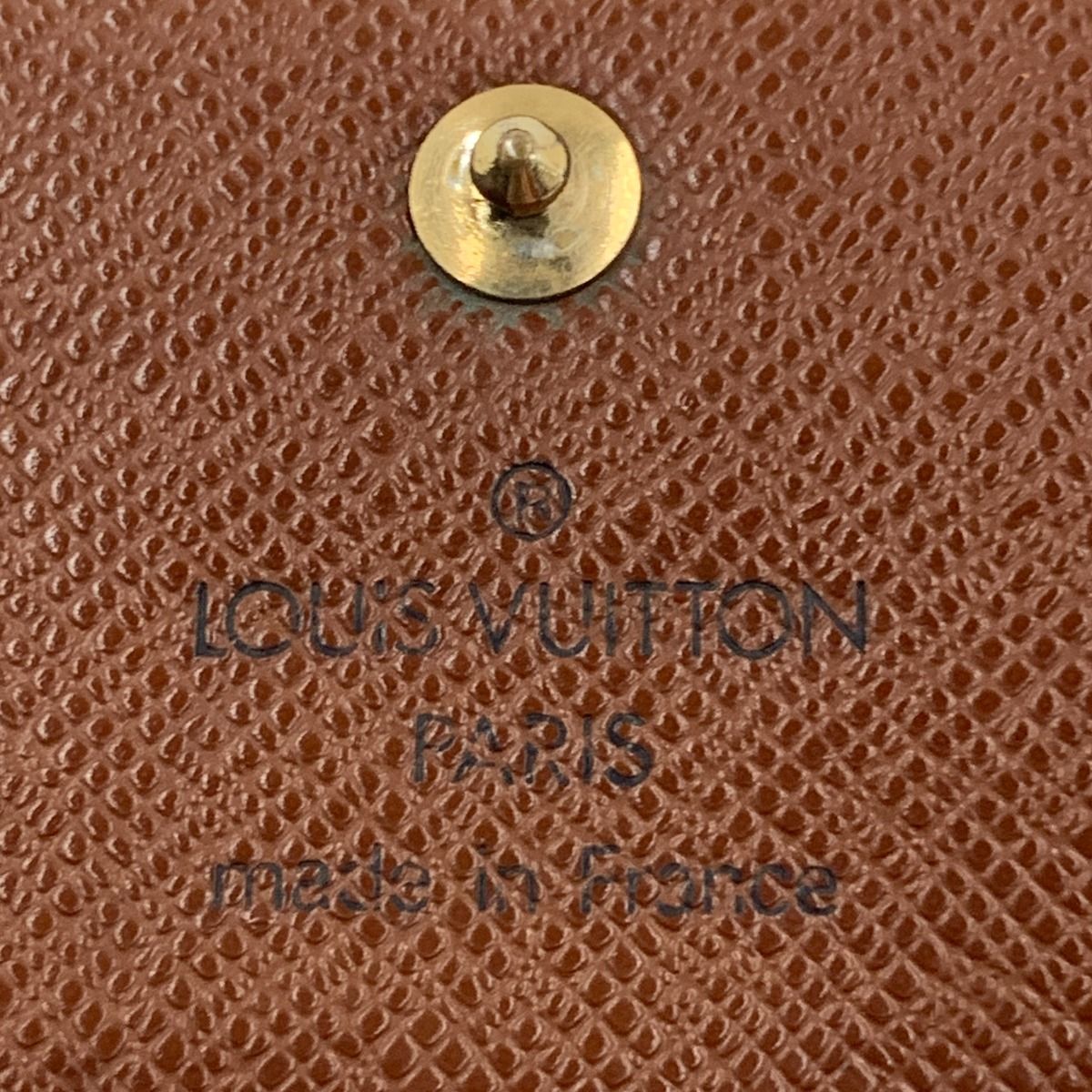 Louis Vuitton Monogram Multicles 4 Quadruple Key Case M69517 Brown Junk Item