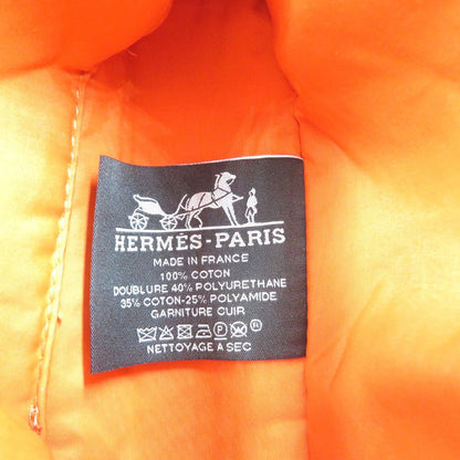 Hermes Bolide Pouch 16 Mini Cotton Leather Orange Pouch 1210 Hermes